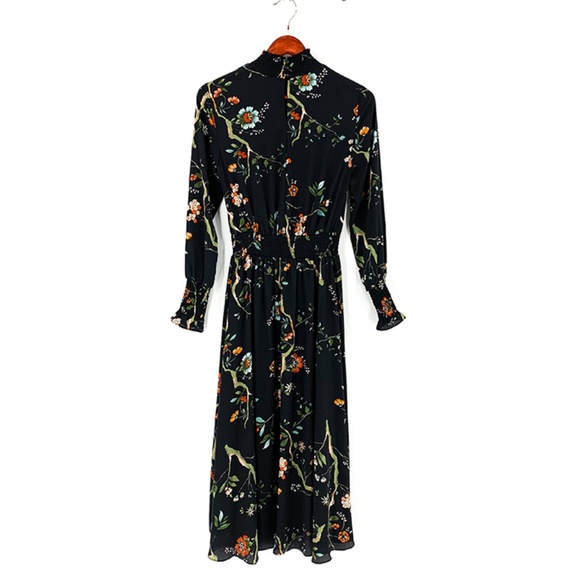 Nanette Lepore Mock Neck Long Sleeve Midi Dress - Picture 4 of 8